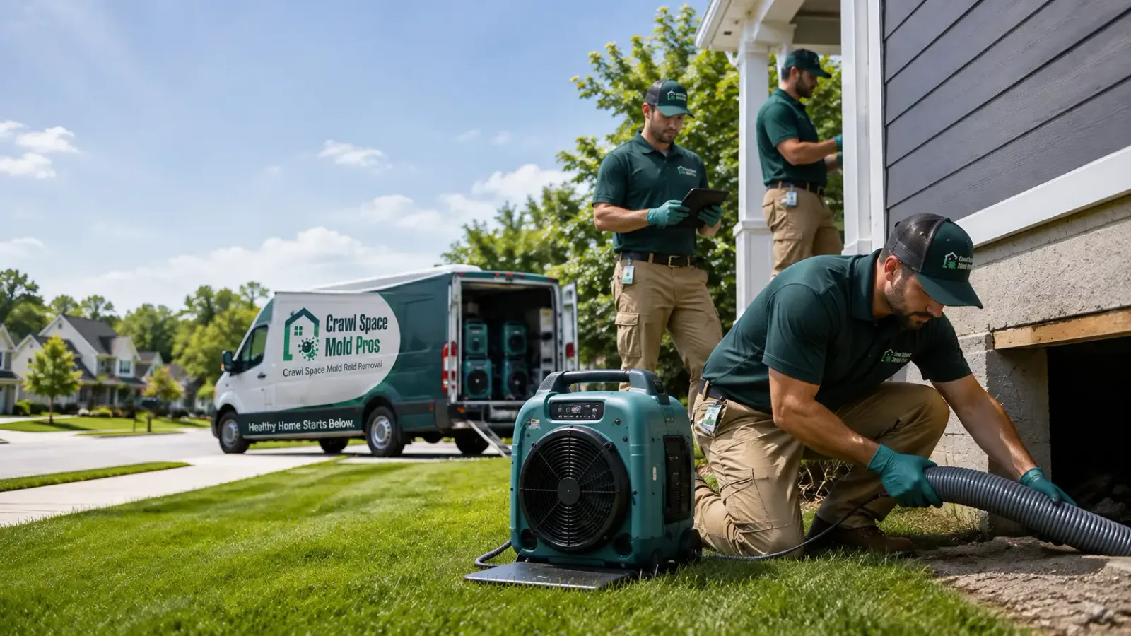 Crawl Space Mold Removal in Shamrock, TX